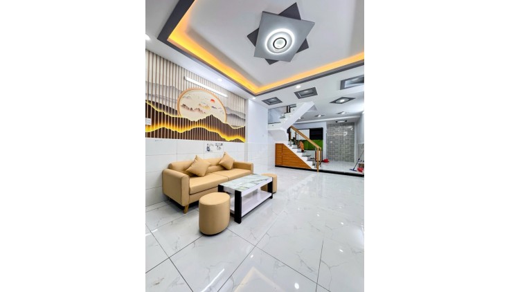 NHÀ 1/ LÔ TƯ, NGAY CHỢ GÒ XOÀI, HẺM 5M THÔNG, 48M2, 2 TẦNG 2PN GIÁ NHỈNH 4 TỶ